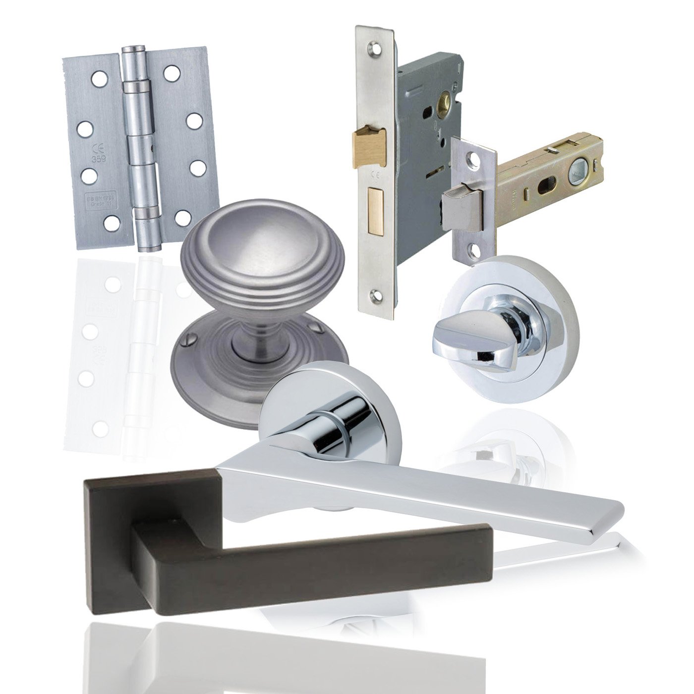 Ironmongery Architectural Drawing - Accuride 1312 for light duty pivot sliding doors - max - Products like door handles and window fittings, for example, can help to bind a style of design together.