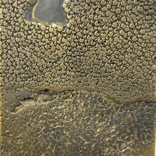 Ragged Shagreen Brass Patina